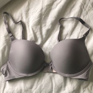 Victoria’s Secret Gray Push Up Bra - 32B